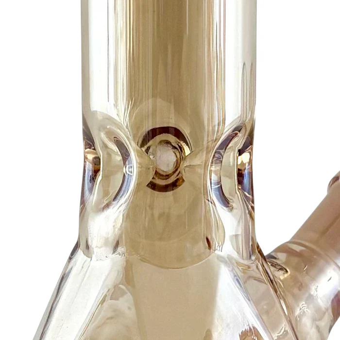 10" Geometric Hexagon Electroplated Glass Bong - Image 8