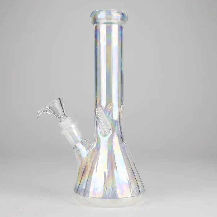 10" Shiny Beaker Ribbed Base Bolt IC w/ Handle Slide - Image 8
