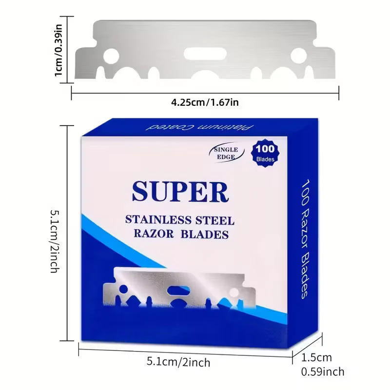 Stainless Steel Safety Razor Blades Pack - Image 4