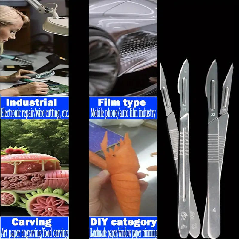 Carbon Steel Knife Set With No. 3 Handle - Image 3