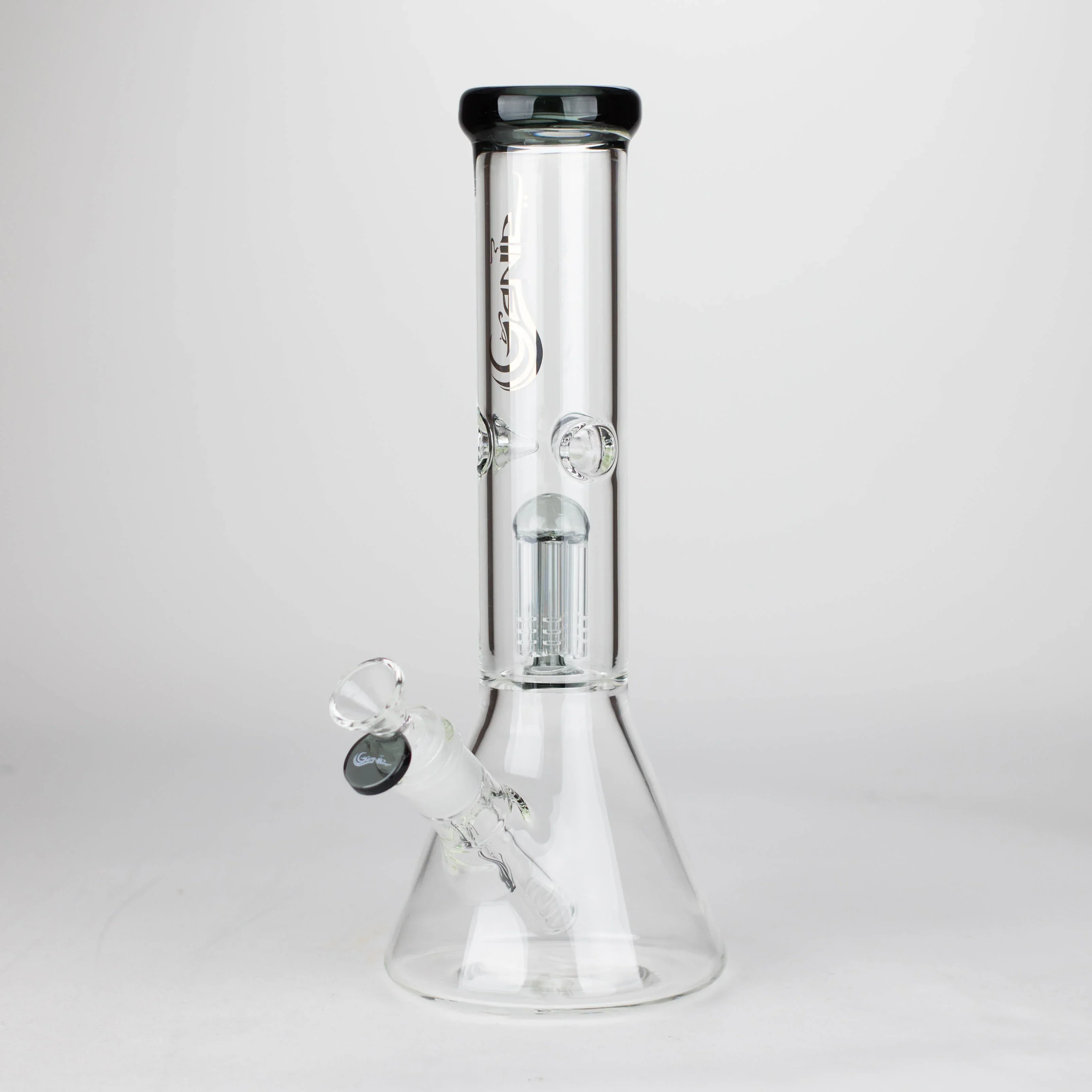 12" Genie Tree Arms Colour Glass Bong - Image 3