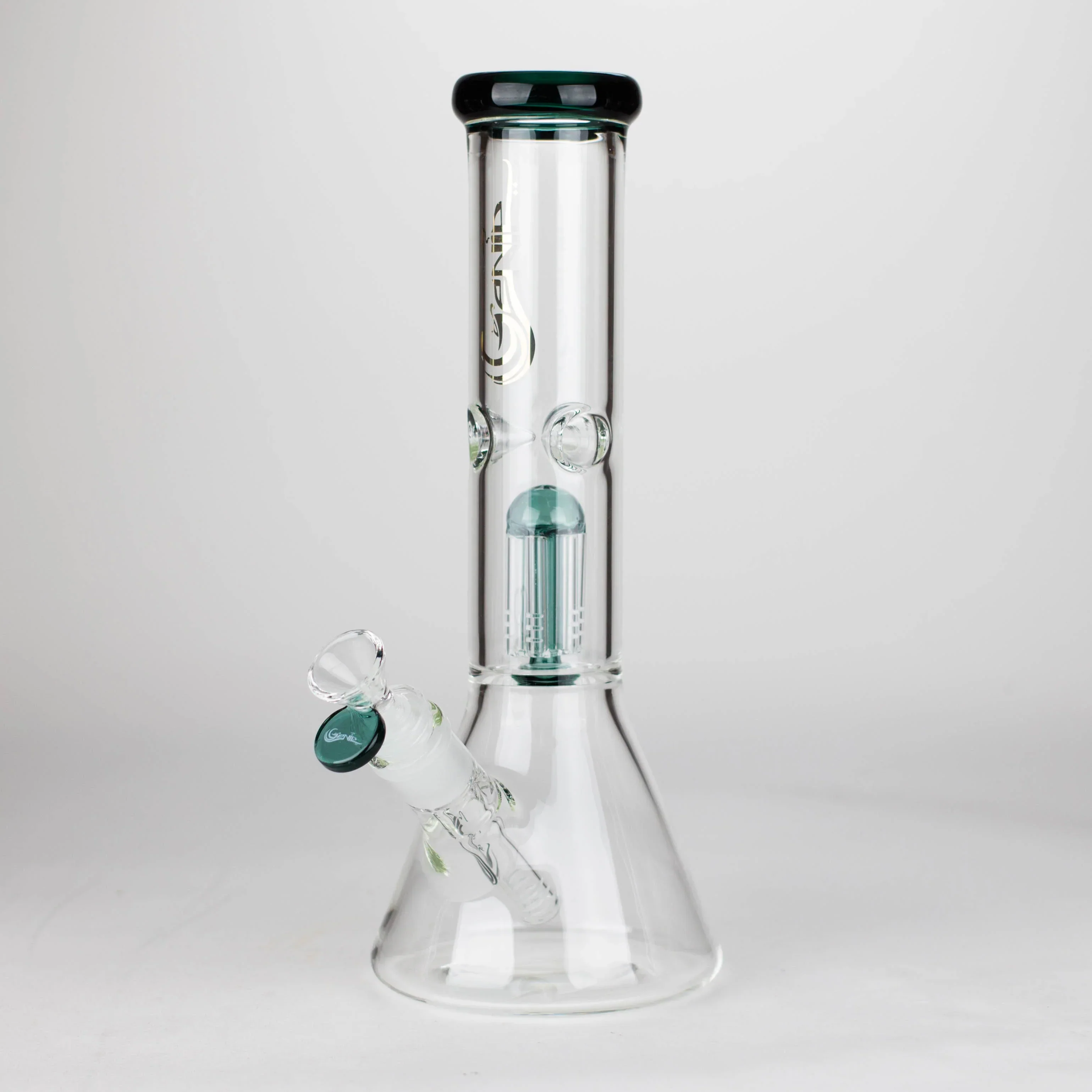 12" Genie Tree Arms Colour Glass Bong - Image 4