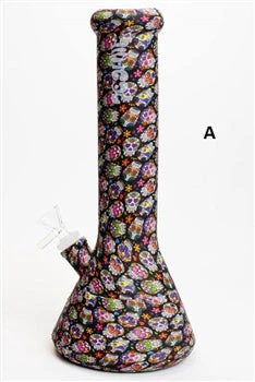 12" Graphic Printed Silicone Detachable Water Bong - Image 5
