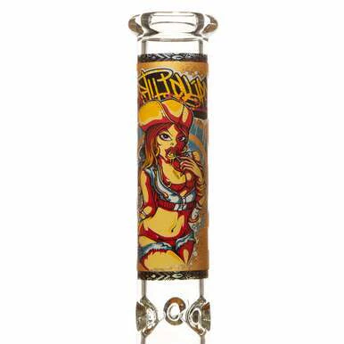 14" 7mm Hot Treasure Beaker Bong - Image 3