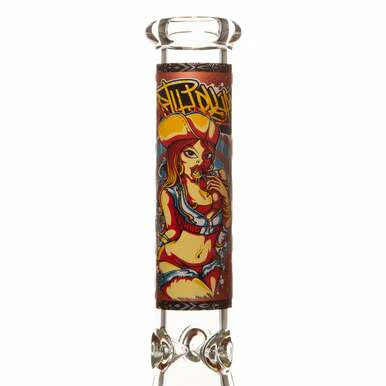 14" 7mm Hot Treasure Beaker Bong - Image 5