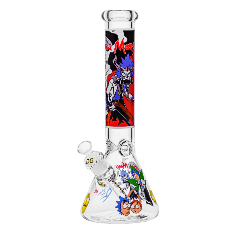 OG Original - 14" 7mm Cosmic Chaos Beaker Bong - Image 2