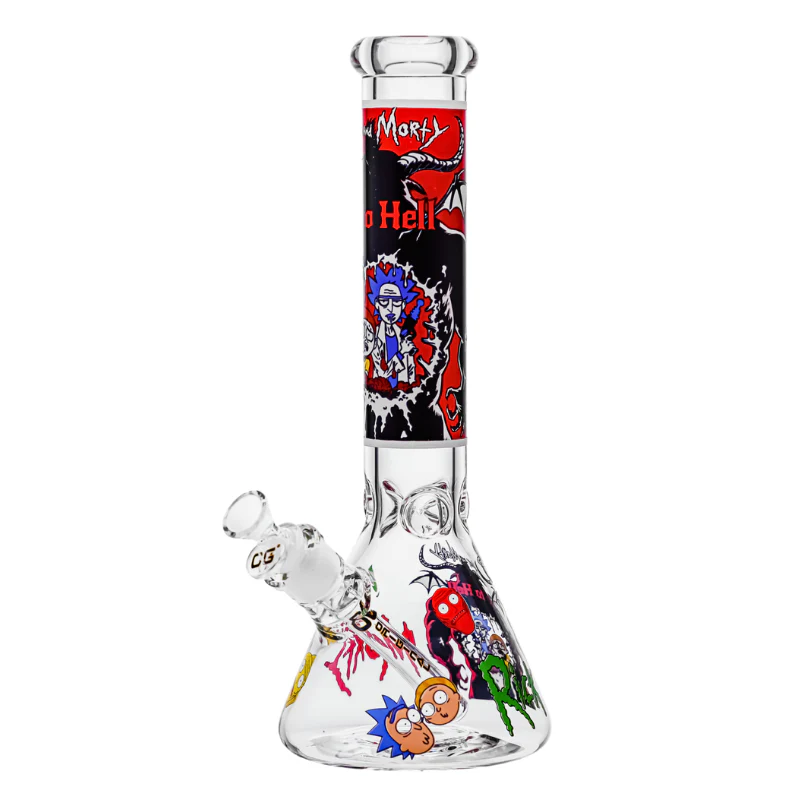 OG Original - 14" 7mm Cosmic Chaos Beaker Bong - Image 3