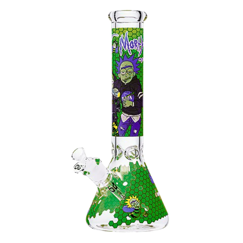 OG Original - 14" 7mm Cartoon Honeycomb Series Bong - Image 2