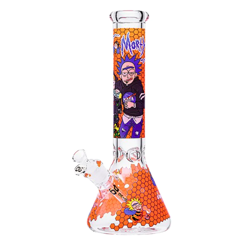 OG Original - 14" 7mm Cartoon Honeycomb Series Bong - Image 3