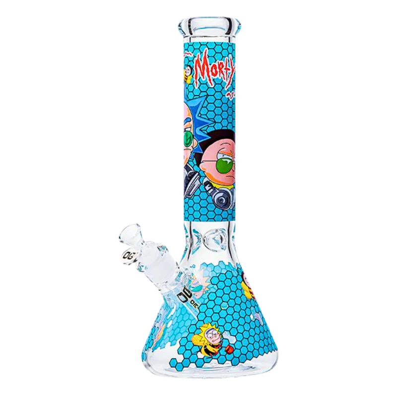 OG Original - 14" 7mm Cartoon Honeycomb Series Bong - Image 5