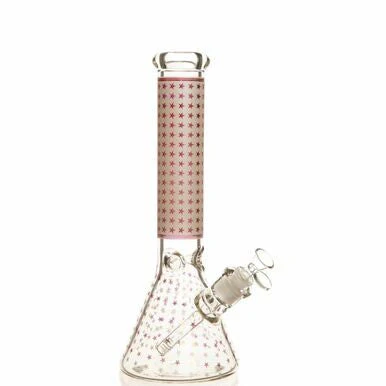 14" Luxury Dot Pattern Beaker Bong - Image 2