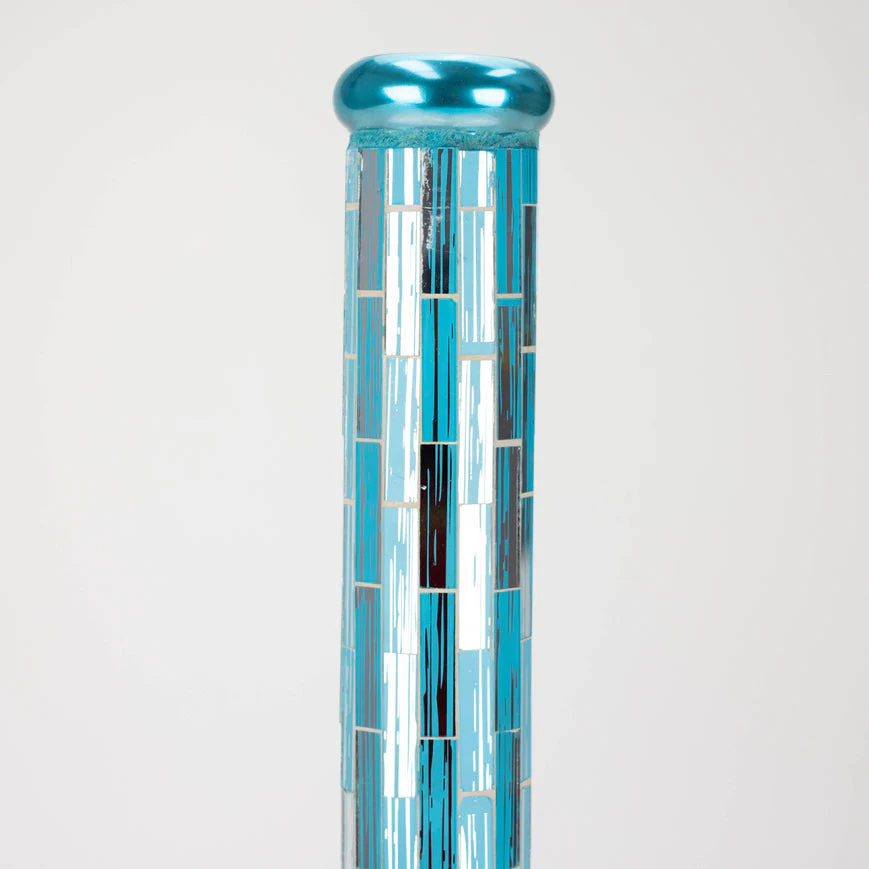 15.5" Mosaic Beaker Bong W/ Tree Arm Percolator - Image 4