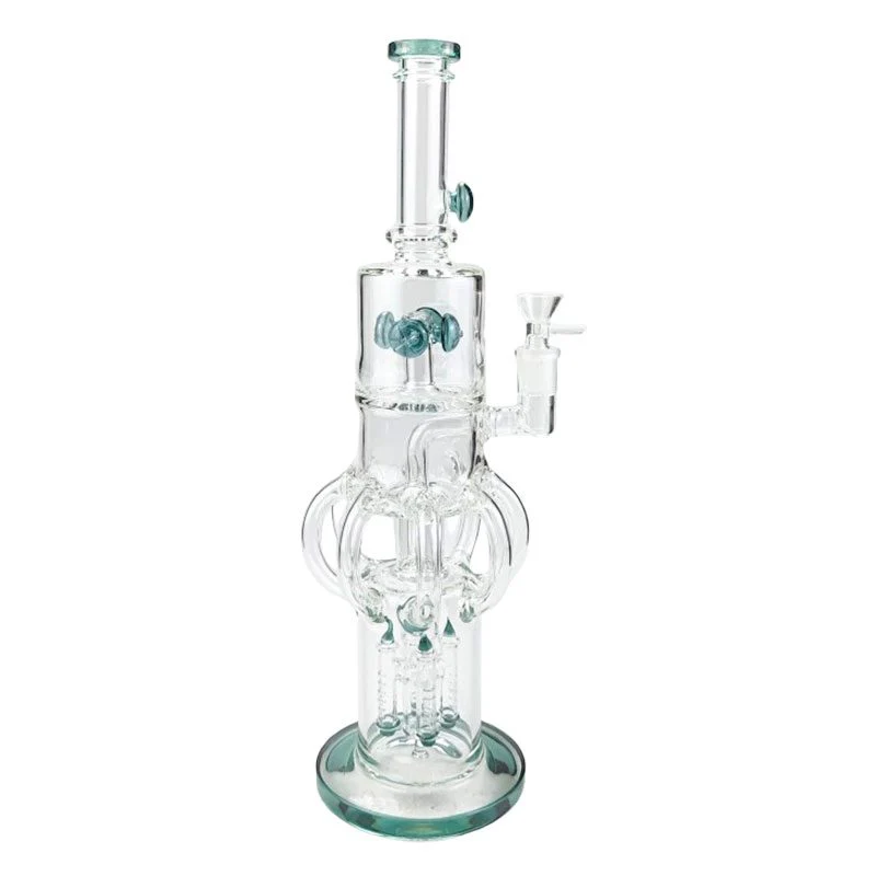 16″ 5mm Octopus Recycler Glass Bong - Image 3
