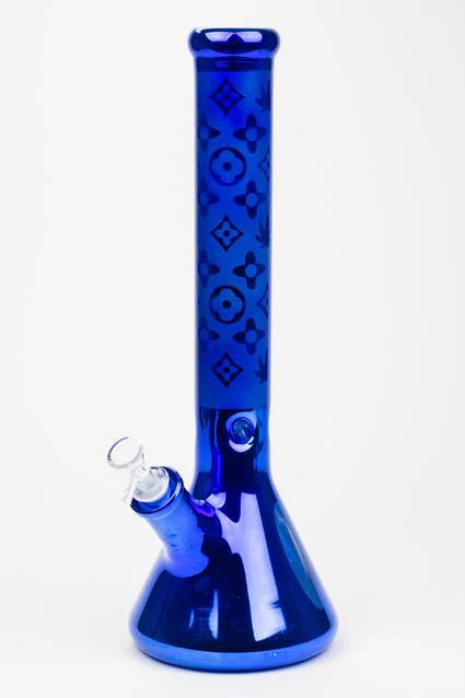Luxury pattern 16" 7mm metallic beaker bong - Image 4