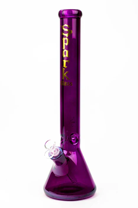 SPARK 17.5" 9 mm Electroplated Glass Beaker Bong - Image 3