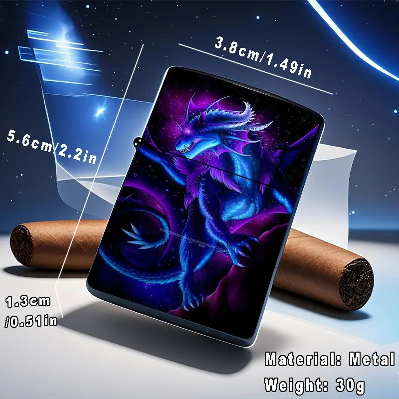 2D Dragon Space Design Lighter Shell - Image 3