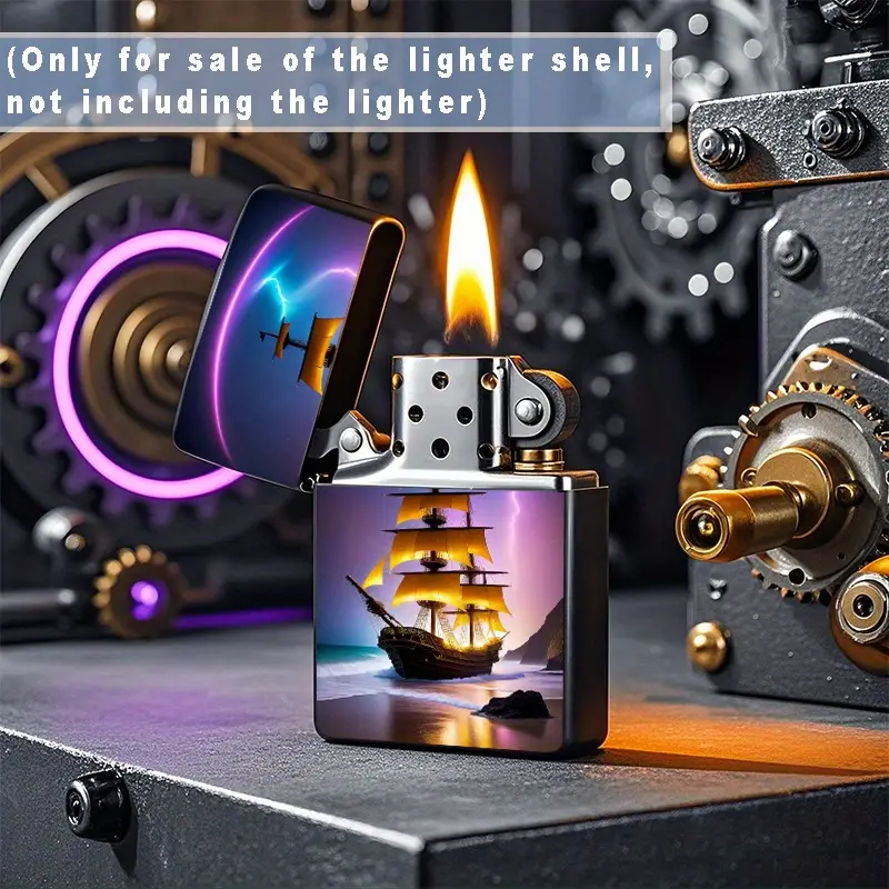 2D Glowing Sails Ship Lighter Shell - Image 4