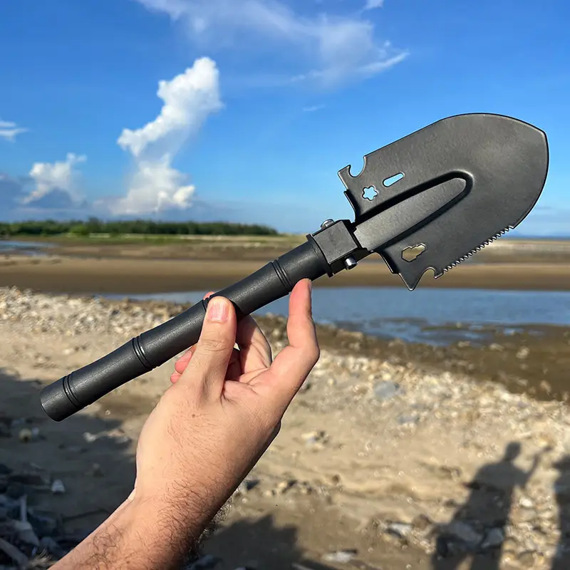 Multifunctional Military Survival Camping Shovel - Image 2
