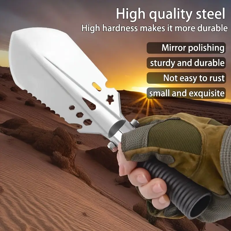 Rugged Multi-Functional Camping Mini Shovel - Image 2