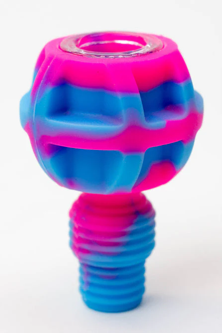2-in-1 Silicone Bowl With Multi-Hole Glass Bowl - Image 3