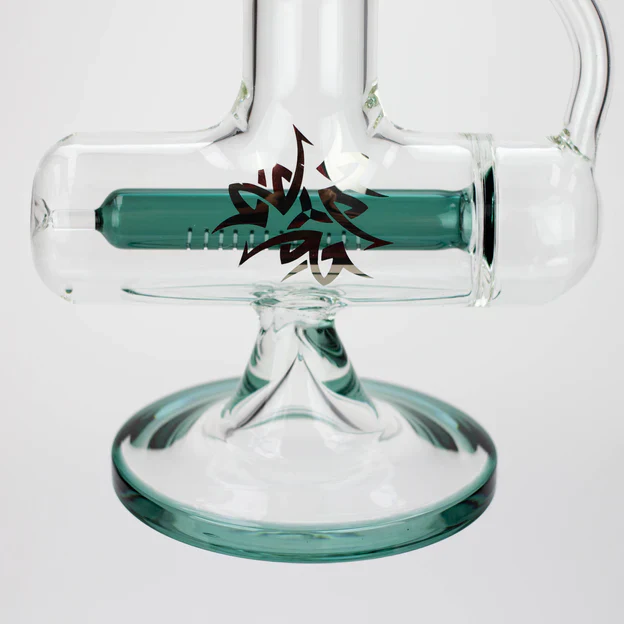 21" AQUA Glass 2-In-1 Inline Diffuser Glass Bong - Image 7