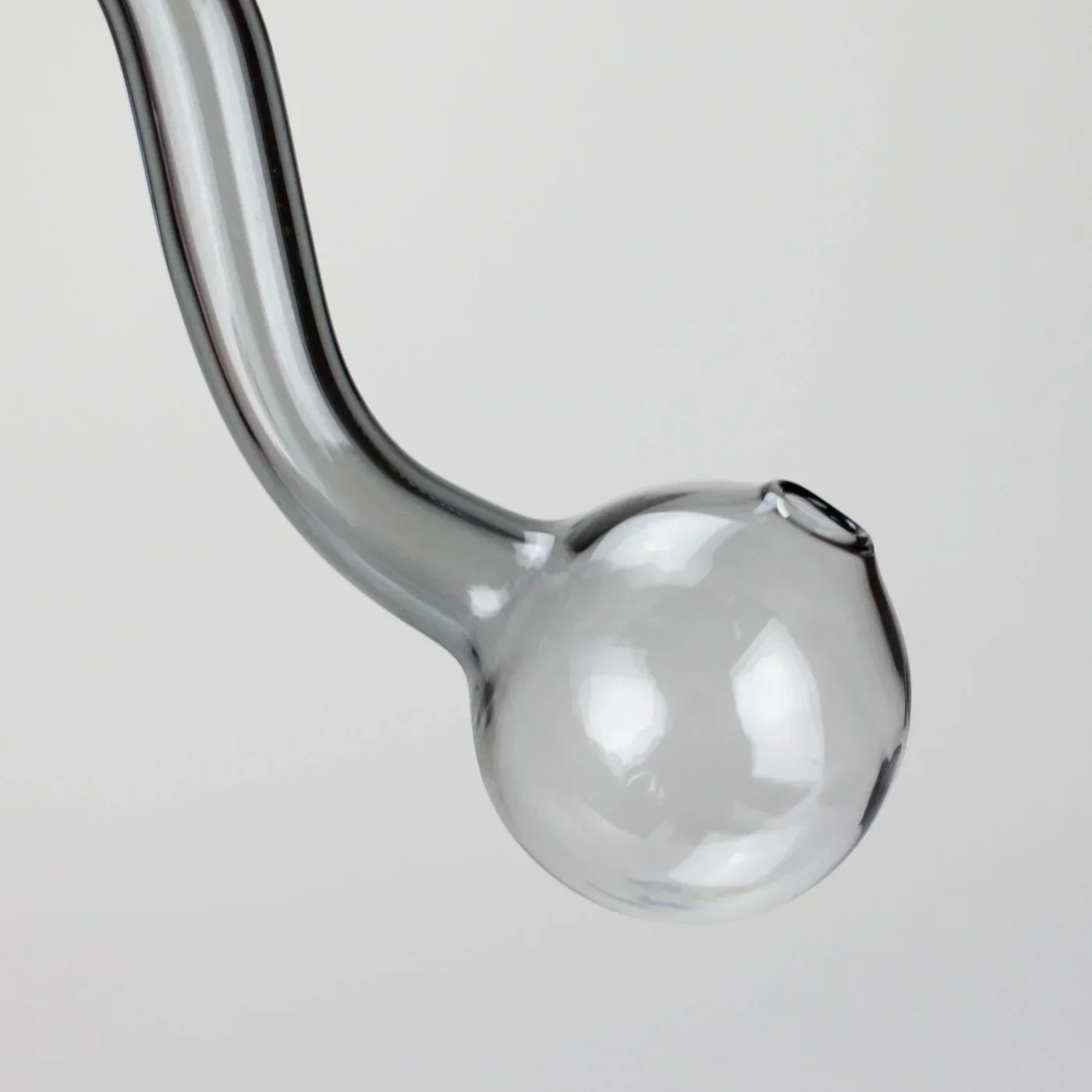 3.5″ U-Type Oil Burner Pipe w/ 14mm Glass Bubble Attachment - Image 3