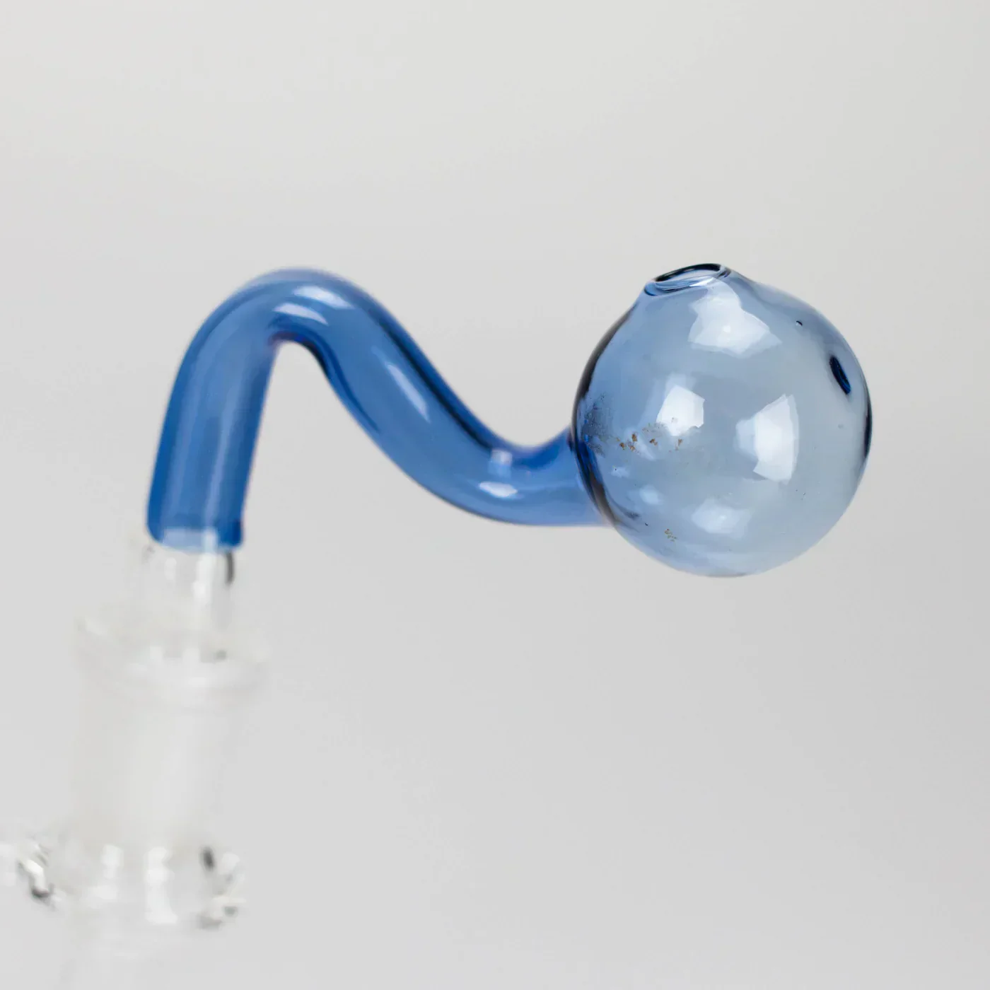3.5″ U-Type Oil Burner Pipe w/ 14mm Glass Bubble Attachment - Image 6