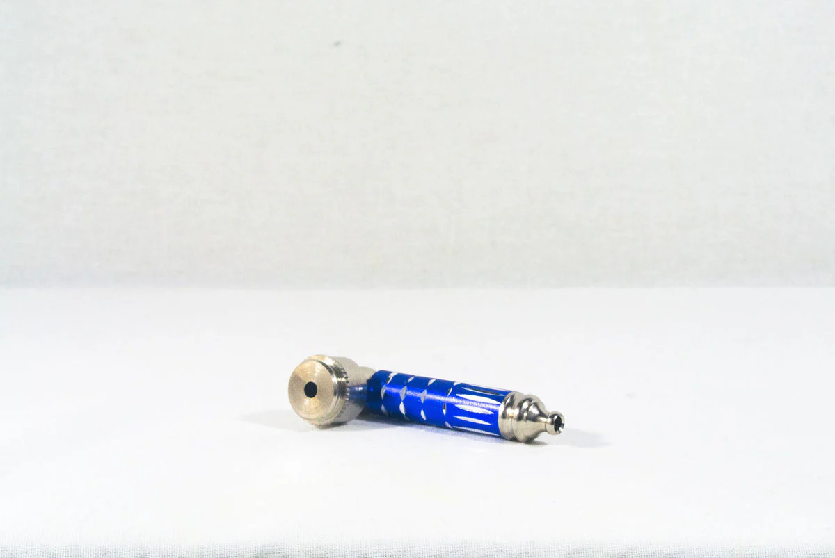 3" Metal Pipe with Diamond cuts - Image 2