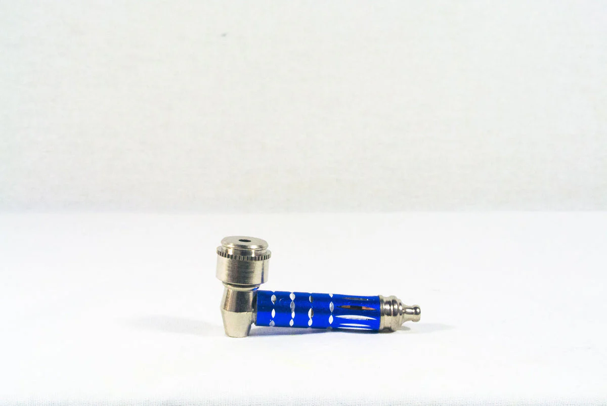 3" Metal Pipe with Diamond cuts - Image 4