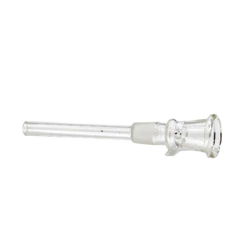 4" Glass Downstem with Glass Bowl