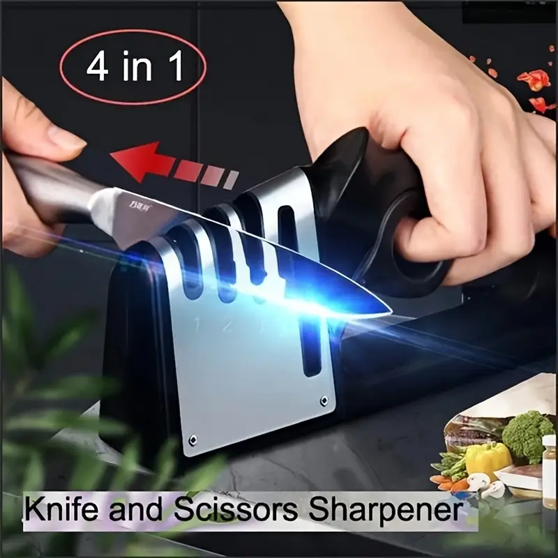4-in-1 Professional Knife and Scissors Sharpener - Image 4