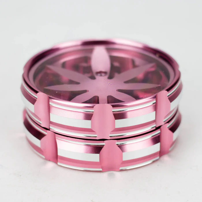 4 Parts Leaf Aluminum Grinder - Image 3