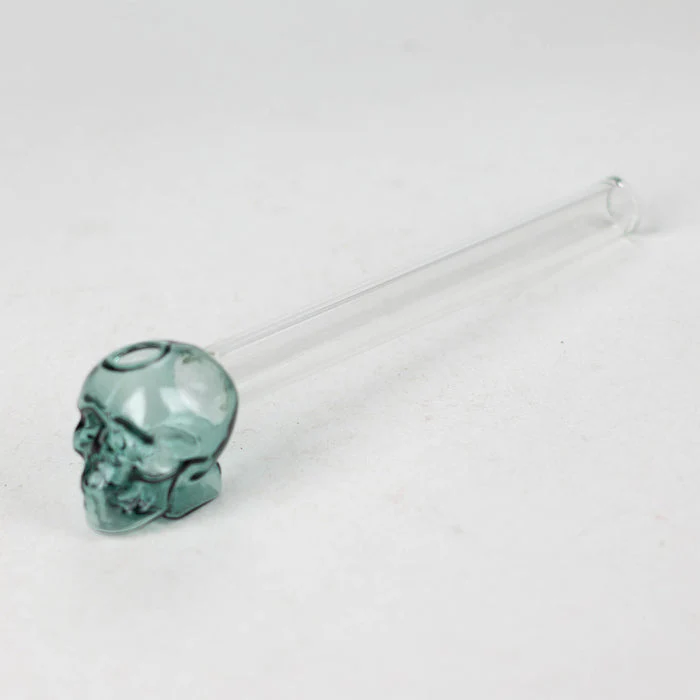 5.5" Glass Skull Oil Burner Pipe - Image 2