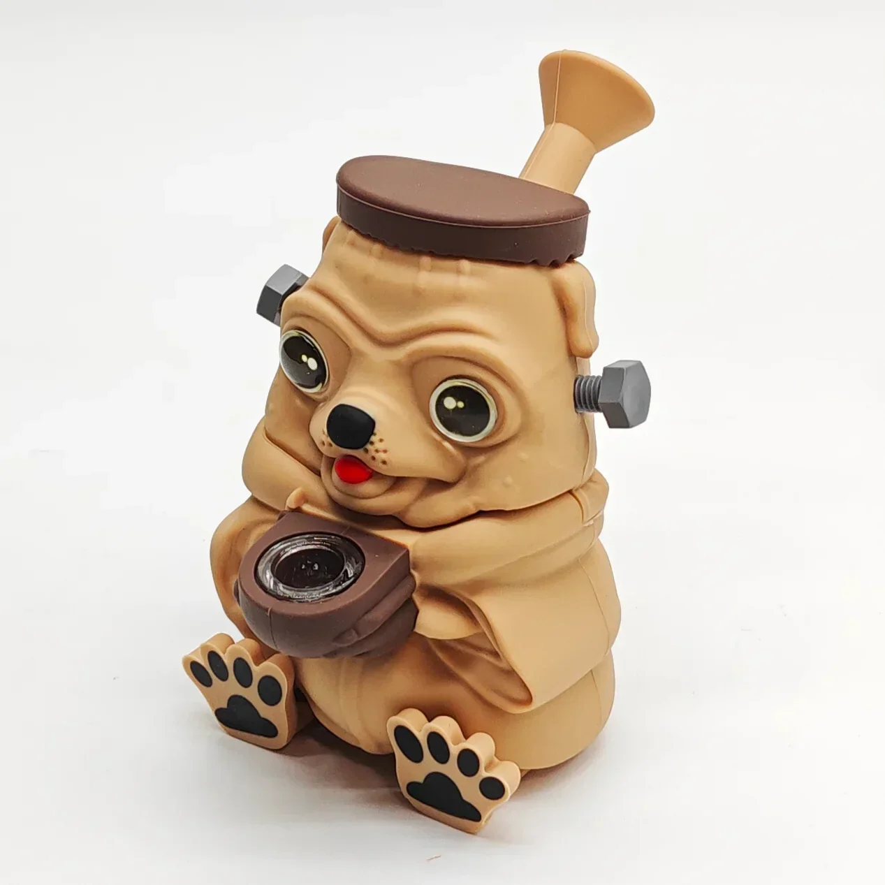 5.5" Pug Silicone Water Pipe - Image 3