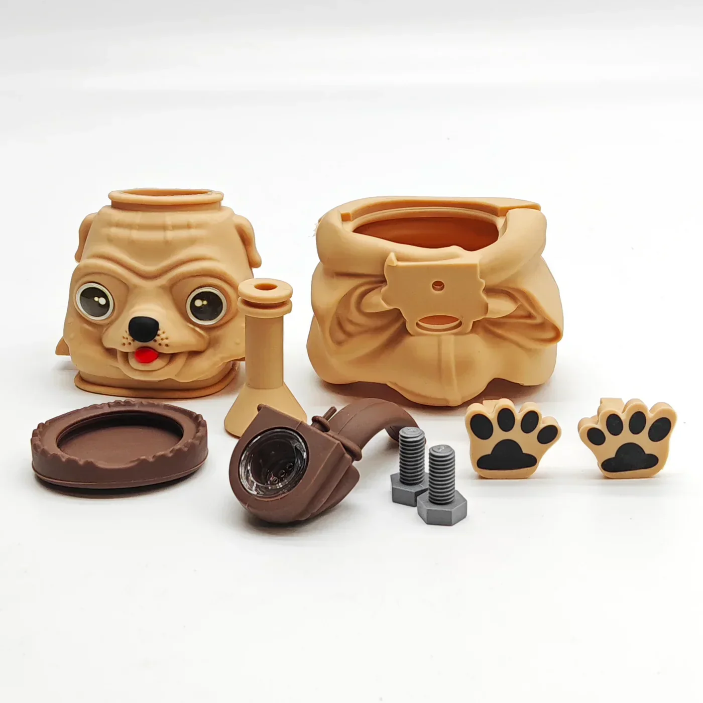 5.5" Pug Silicone Water Pipe - Image 6