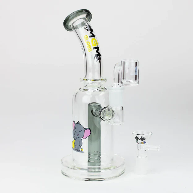 5.7" MGM Glass 2-In-1 bubbler W/ Graphic [C2677] - Image 4