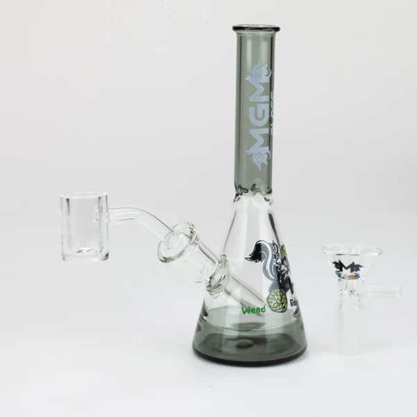 5.9" MGM Glass 2-In-1 Bubbler W/ Logo [C5005] - Image 3