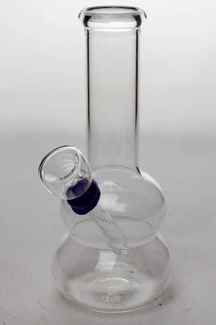 Clear 6" Glass Water Bong - Image 3