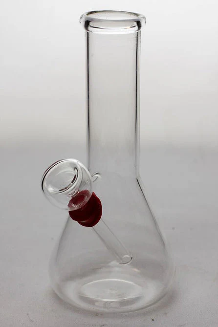 Clear 6" Glass Water Bong - Image 5