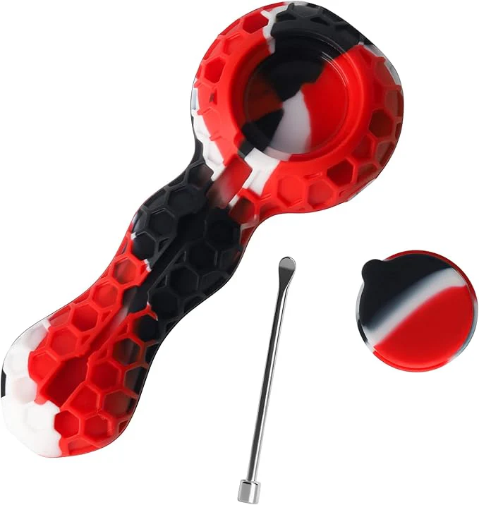 5″ Honeycomb Silicone Pipe - Image 2