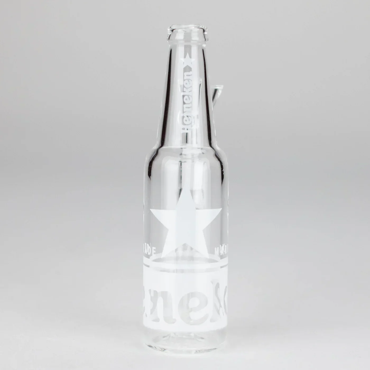 6″ Beer Bottle Design Glass Bong - Image 9