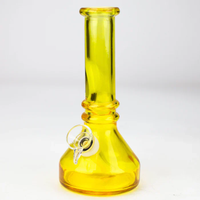 6" Heavy Colour Soft Glass Water Bong - Image 5