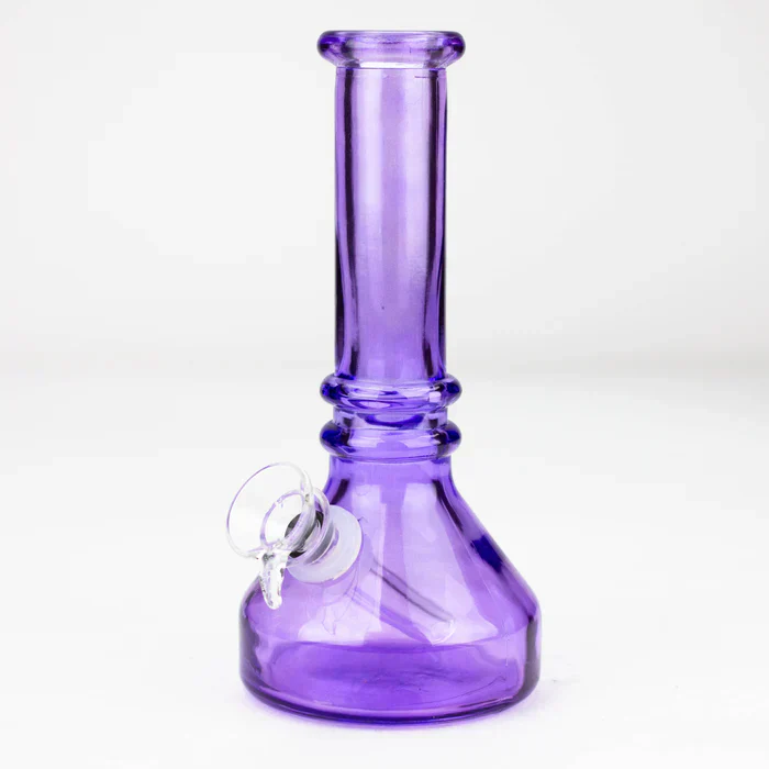 6" Heavy Colour Soft Glass Water Bong - Image 6