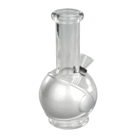 6" Round Base Mini Glass Bong - Image 5