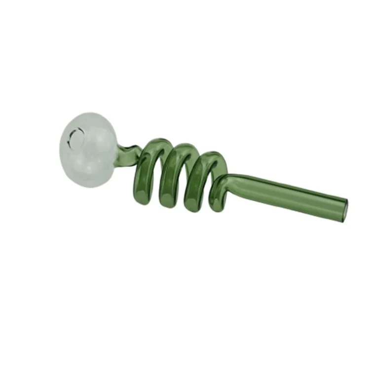 6″ Scrawl Glass Bubble Pipe - Image 2