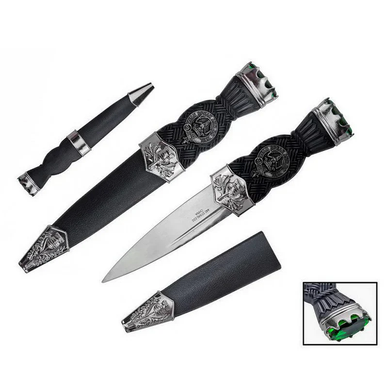 7.5″ Scottish Sgian-Dubh w/ Sheath - Image 2