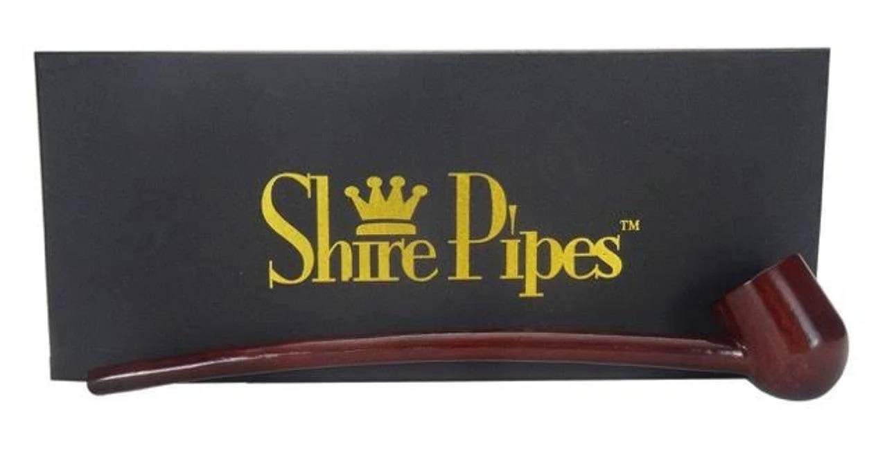 Pulsar - 9" Shire Pipes Churchwarden Rosewood Smoking Pipe - Image 3