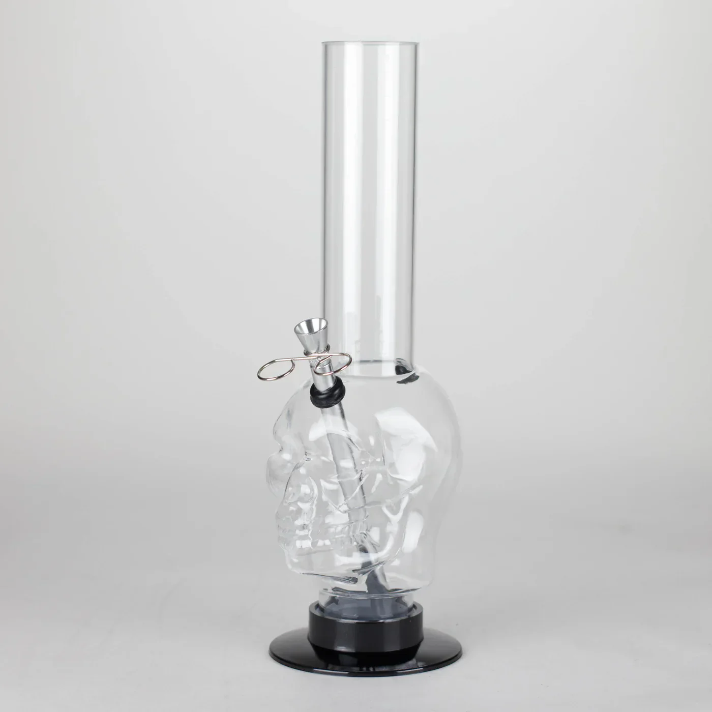 12" Skull Shape Acrylic Water Pipe - Image 2