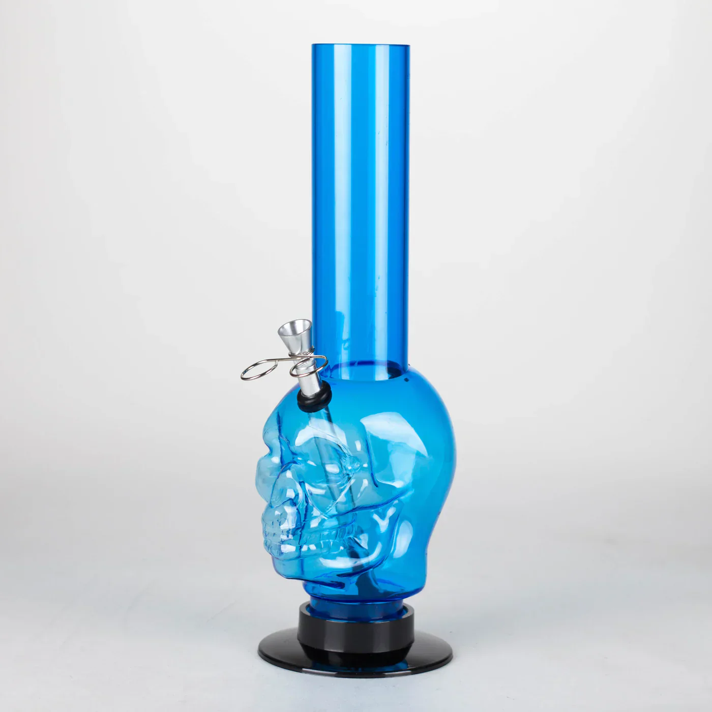 12" Skull Shape Acrylic Water Pipe - Image 3