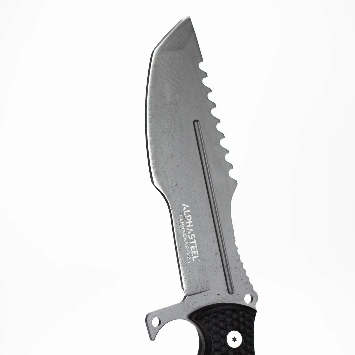 ALPHASTEEL - 11" Full Tang Fixed Blade Hunting Knife - Image 6